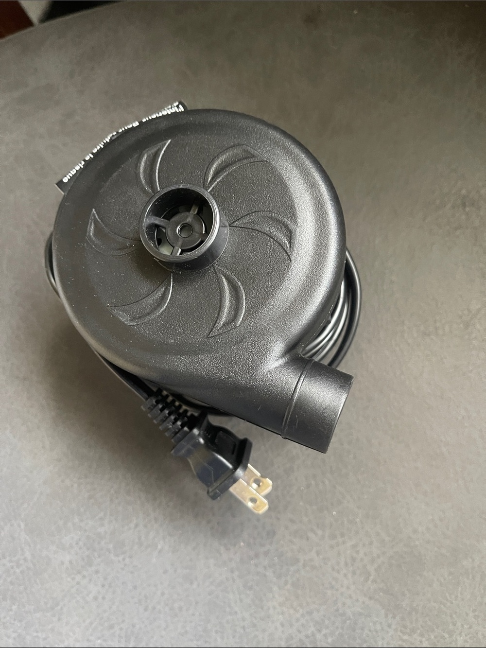 Black Electric Air Pump - Portable Inflator